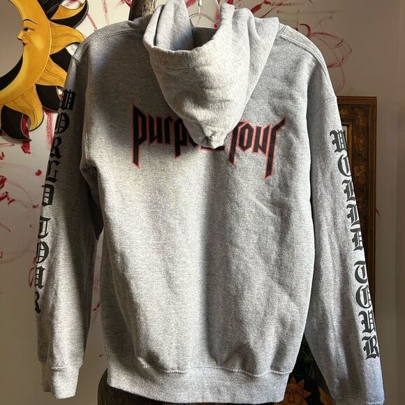 Justin Bieber Purpose 2015 Album 2016 Tour Hoodie Sweatshirt Size S - Picture 6 of 15